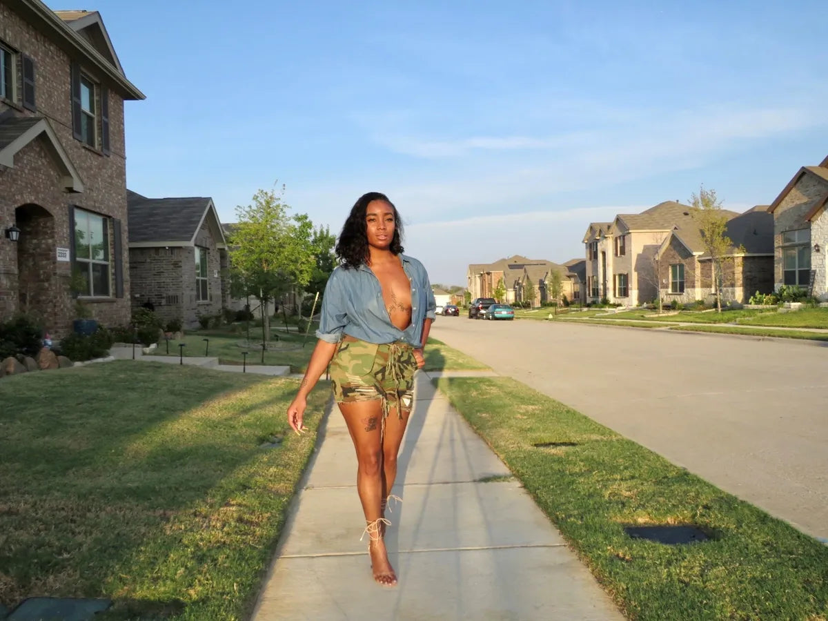women with hotpants