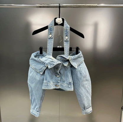 Halter Denim Jacket
