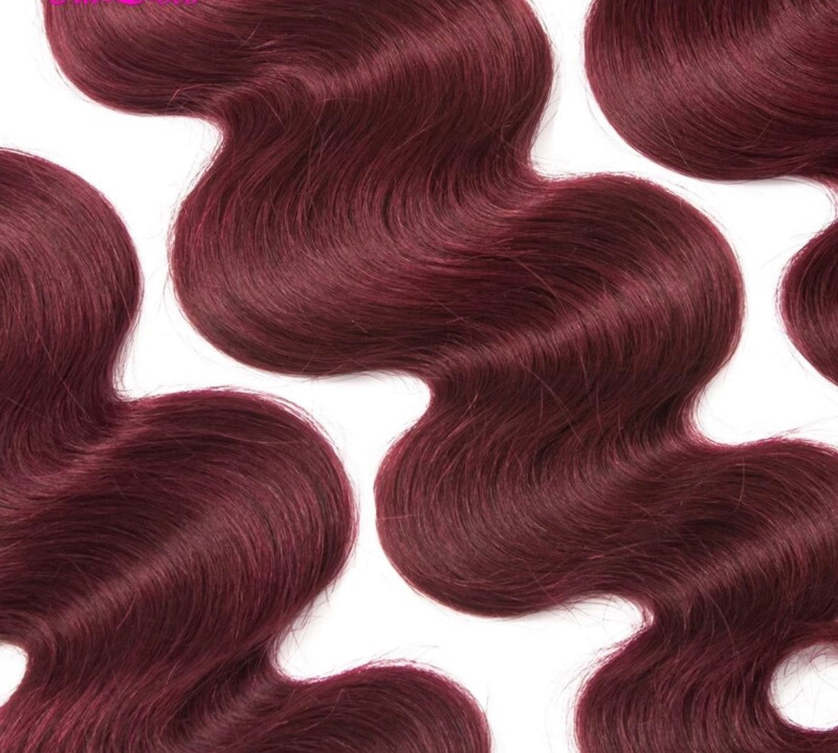  Burgundy Wave Human Hair