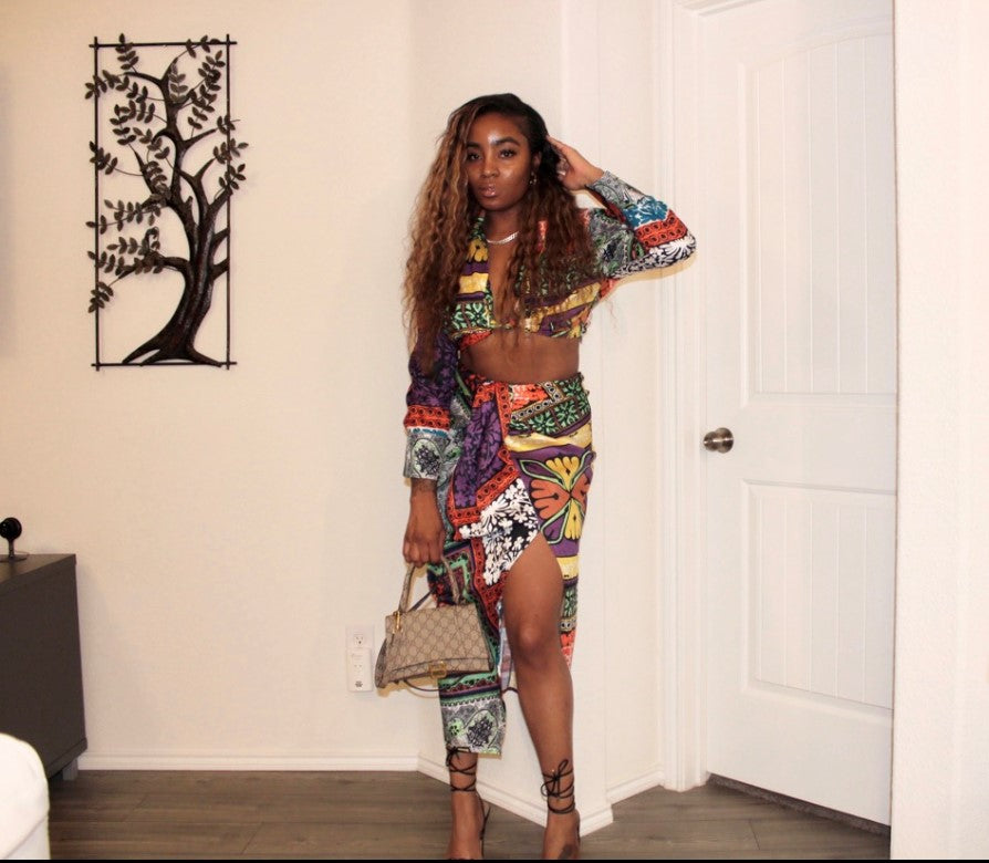 Tropicana Skirt Set
