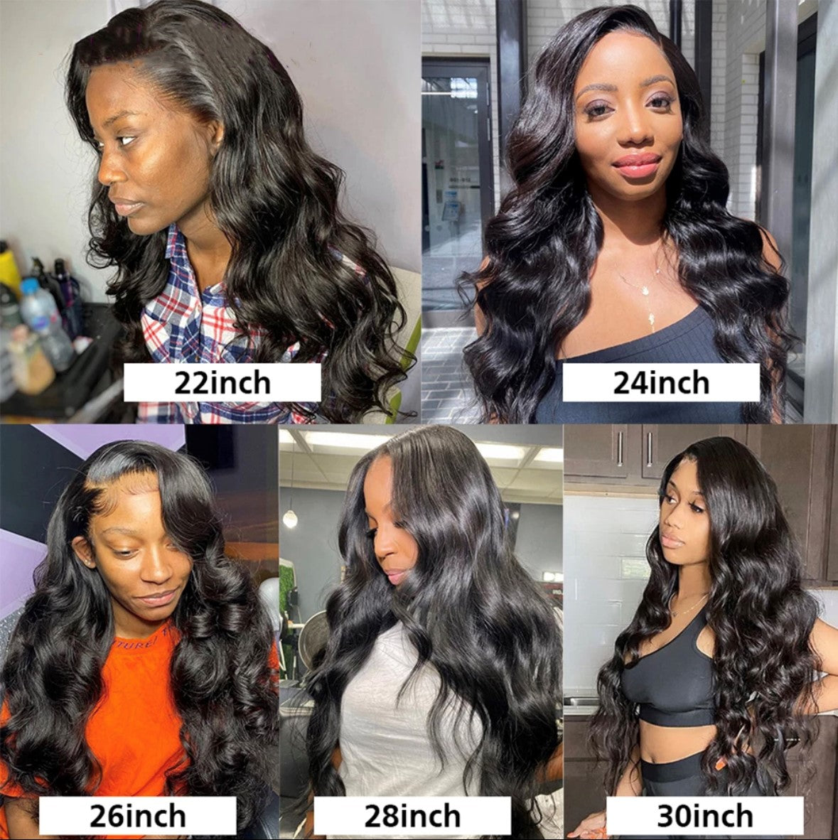 Malaysian Body Wave Bundles w/ Closure